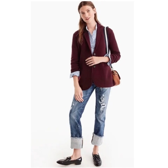 J. Crew Sweaters - Sold - J Crew 100% Merino Wool Cardigan Sweater Blazer